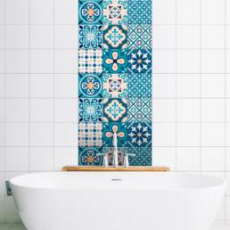 Stampa piastrelle adesive per il bagno